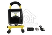 Hofftech 011513  LED Bouwlamp 10W oplaadbaar op statief geschikt voor o.a. 10 Watt 2200mAhh IP65