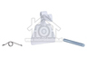 Bendix Wasmachine Deurgreep Met Haak en As, Wit