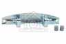 Constructa Wasmachine Alternatief Scharnier Van vuldeur WAK28240NL, WAK24240, WM14T480 10013617