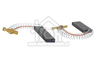 Constructa Wasmachine Alternatief Koolborstel Set, 12 x 5 met veer/klem WAE27160, WAE281M1 605694