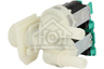 Constructa Wasmachine Alternatief Inlaatventiel Dubbel recht dun, Bitron WFL2080, WAA1201, WXL1230 428210