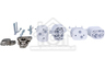 Candy Wasmachine Candy/Hoover 43013964 scharnier deurscharnieren set v. wasmachine chius. sport voor BBKR75210