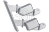 Whirlpool Wasmachine Knop Drukknopset Zilver, rechts