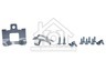 Samsung  Samsung Tussenstuk Stacking Kit SKK-UDW WW90T986ASH/S2, WW90T986ASE/S2, WW90T936ASH/S2 SKK-UDW