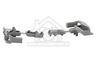 Constructa Wasdroger Bosch Scharnier Van klep, 2 stuks WT45RV70NL, WT7U4600NL, WTR83V01NL 10016194