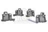 Constructa Vaatwasser Bosch Lagerset Van inzet onderkorf SRS55M52, SMI58M55 611473