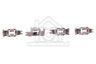 Constructa Vaatwasser Bosch Lager Voor inzet onderkorf, links  SMV4HAX08E, SX63HX00BD 10014092