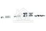 Constructa Vaatwasser Bosch Bevestigingsset Afdekkings- en bevestigingsset SPI69T05EU01, SPI69T12EU01 17007740