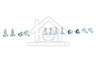 Constructa Vaatwasser Bosch Bevestigingsset Afdekkings- en bevestigingsset SX65M002EU29, SX65M007EU35 670465