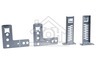 Constructa Vaatwasser Bosch Inbouwset Montageset compleet SE54M565EU, SE64M362EU, SRI45T35EU 602186