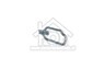 Candy Vaatwasser Candy Haak 92734912 Vaatwasser, CDS220W, PDF15SILVER