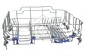 Pelgrim Vaatwasser Pelgrim Korf Onder compleet met wielen VW549ZTE01, VWV549ZILE01 386833