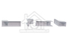 Constructa Koelkast Bosch Inbouwset Montageset KIV87VSE0, KI86NNSF0 11041635