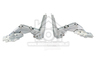 Constructa Koelkast Siemens Scharnier Metaal, 2 stuks KI82LAF30, KI2823FF0 12022962