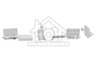 Constructa Koelkast Bosch Bevestigingsset Van keukendeur GI81NAEF0, GIV11ADE0, KI1812FF0 754976