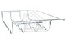 Constructa Koelkast Bosch Flessenrek Voor 5 flessen, verchroomd KI81RAD30, KIS87SD30 747507