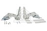 Whirlpool Koelkast Whirlpool Scharnier Rechtsonder, linksboven + Rechtsboven, linksonder (set)  484000000971