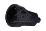 Q-Link  Q-Link Stekker contra 16A 3500W Ra zwart Contrastekker van PVC 5421437