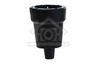Q-Link  Q-Link Stekker contra 16A 3500W Ra zwart Contrastekker van PVC 5421437
