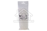Q-Link  Q-Link Bundelbandjes 180x4.0 mm transparant/wit Tie-wrap 42639