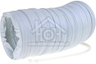 Constructa Wasdroger Universeel Slang 102 mm wit -PVC- 3 meter incl. trekbandjes -doos- 61201100