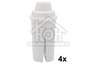 Alternatief Waterkan Eurofilter Waterfilter Filterpatroon, 4 stuks Brita, Laica, Kenwood, Hoover 205386