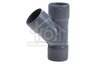 Dps  Dps T-stuk PVC 32mm 45 gr. 3x lijm  461701