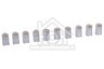 ACT  ACT Netwerk Stekker Modulaire Stekker RJ45 8p8c Transparant, 10 stuks AC4110