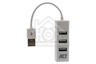 ACT  ACT Hub 4 poorts USB hub mini USB 2.0 Wit AC6200