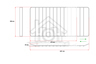 Universeel  Rooster geschikt voor Universeel Oven rooster 370mm x 308mm