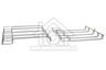 Constructa Oven-Magnetron Bosch Rooster Draagrooster HBA574BR0022, HB214ABR003 11021175