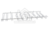 Constructa Oven-Magnetron Alternatief Rooster Draagrooster set HBA574BR0022, HB214ABR003 11021175