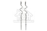 Philips  Philips Kneedhaak Deeghaak, 2 stuks HR3700, HR3705 996510079381