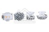 Novy Afzuigkap Novy Lamp Set LED verlichting, 4 stuks Dual LED (2 licht kleuren) 6845, 6830, D821/16 906310