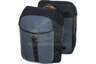 Basil  Basil fietstas dubbel Miles black 32L